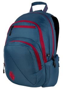 Nitro, Damen Rucksack 'Stash', Himmelblau / Dunkelrot