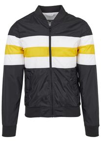 Urban Classics, Herren Light Jacket, Gelb / Schwarz / Weiß