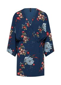 Pepe Jeans, Damen Wickelkleid 'Ainoa', Blau / Mischfarben