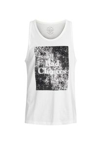 Jack & Jones JACK & JONES, Herren Tank Top, Schwarz / Wei&szlig;