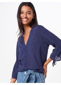 Esprit, Damen Bluse 'fluent u viscos', Navy / Rot