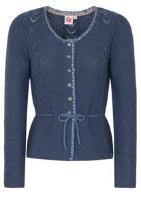 Spieth & Wensky SPIETH & WENSKY, Damen Strickjacke "Katta", Blue Denim