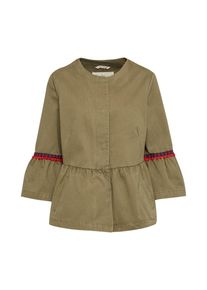 Tom Tailor, Damen Jacke, Blau / Oliv / Rot
