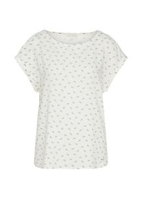 Tom Tailor Denim, Damen Blusenshirt, Navy / Weiß