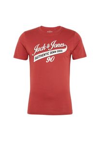 Jack & Jones JACK & JONES, Herren T-Shirt 'JJELOGO TEE SS CREW NECK TWO', Rot / Schwarz / Wei&szlig;