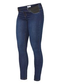 MAMALICIOUS, Damen Slim Fit Umstandsjeans, Blau