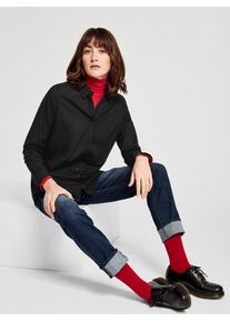 s.Oliver RED LABEL, Damen Klassische Bluse aus Baumwolle, Schwarz