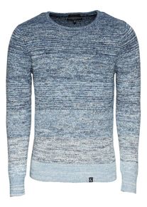 & Colours & Sons COLOURS & SONS, Herren Pullover 'Miami', Rauchblau / Taubenblau / Hellblau
