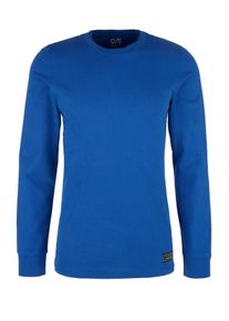 Q/S Designed By, Herren Longsleeve, Blau