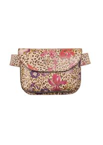 Vanzetti, Damen Gürteltasche, Beige / Braun / Pink