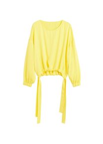 Mango, Damen Bluse 'Tunel-I', Gelb