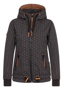 Naketano, Damen Jacket 'Gleitgelzeit', Braun / Schwarz