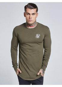 SikSilk, Herren Shirt, Khaki
