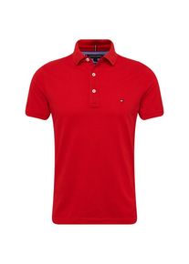 Tommy Hilfiger, Herren Poloshirt 'TOMMY SLIM POLO', Rot