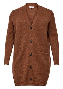 Only Carmakoma, Damen Cardigan, Rostbraun