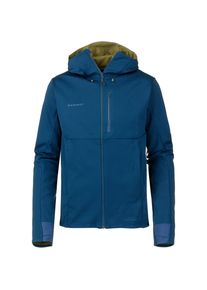 Mammut, Herren Softshelljacke 'Ultimate V', Himmelblau / Oliv