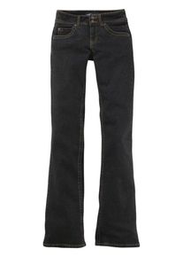 Arizona, Damen Bootcut-Jeans, Schwarz