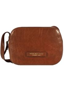 The Bridge, Damen Plume Luxe Donna Umhängetasche Leder 21,5 cm, Braun