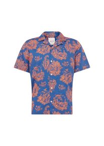 Wood Wood, Herren Hemd 'Brandon', Blau / Braun