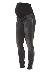 MAMALICIOUS, Damen Umstandsjeans, Black Denim