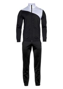 Reebok, Herren Trainingsanzug 'TRACKSUIT TRICOT', Schwarz / Wei&szlig;