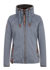 Naketano, Damen Jacke 'Im Sandwich Drinne', Blau / Grau