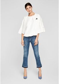 s.Oliver BLACK LABEL, Damen Leinenbluse, Weiß