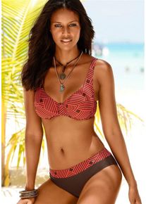 s.Oliver RED LABEL, Damen Bügel-Bikini, Schoko / Grenadine