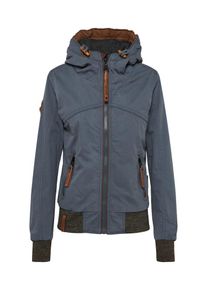 Naketano, Damen Jacke 'Pallaverolle', Rostbraun / Dunkelgrau / Graumeliert