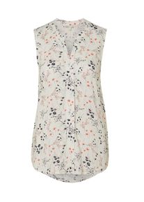Tom Tailor Denim, Damen Bluse, Rot / Schwarz / Offwhite