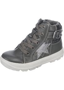 s.Oliver Junior, M&auml;dchen Sneakers High, TEX, f&uuml;r M&auml;dchen, gef&uuml;ttert, Grau / Silber