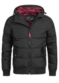 INDICODE JEANS, Herren Bomberjacke ' Adrian ZA ', Schwarz