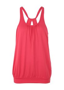 Curare Yogawear, Damen Yoga-Spaghetti-Top, Himbeer