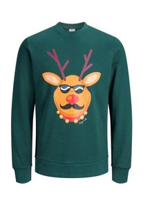 Jack & Jones JACK & JONES, Herren Weihnachts Strickpullover, Gelb / Smaragd / Pink / Rot / Schwarz