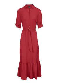 Heine, Damen Maxikleid, Rot