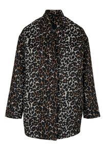 Heine, Damen Kurzmantel, Beige / Schwarz