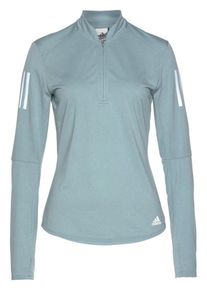 adidas Performance, Damen Laufshirt 'Own The Run', Pastellblau / Silber / Wei&szlig;