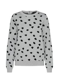 V&eacute;ro Moda VERO MODA, Damen Pullover, Grau / Schwarz
