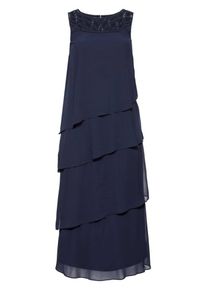 sheego Style, Damen Abendkleid, Marine