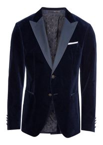 JOOP!, Herren Slim-fit-Sakko in edlem Samt '17 JB-34Hilarious', Dunkelblau