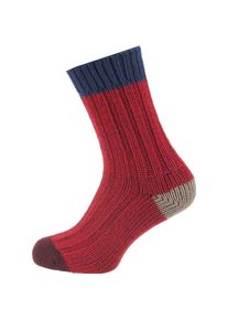 s.Oliver RED LABEL, Damen Socken, Beige / Nachtblau / Rot