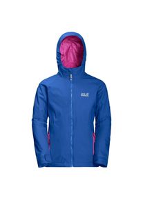 Jack Wolfskin, Mädchen 3-in-1-Funktionsjacke 'G GRIVLA 3IN1 JKT', Blau / Lila