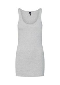 Véro Moda VERO MODA, Damen Long-Top, Graumeliert