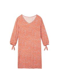Sandwich, Damen Kleid, Grau / Orange