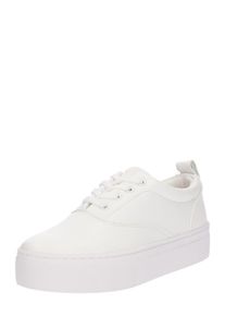 Lost Ink, Damen Sneaker 'KACIE GOLD ANKLE CHARM LACE UP', Wei&szlig;