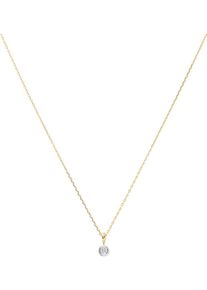 Christ, Damen Halskette 'Diamonds', Gold / Weiß