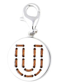 Esprit, Damen Charm Letter U, Braun / Silber