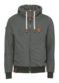 Naketano, Herren Sweatjacke 'Birol', Dunkelgrau