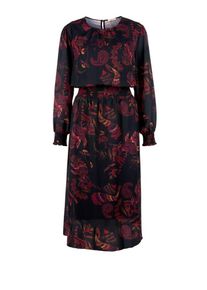 TRIANGLE, Damen Kleid, Beere / Rot / Schwarz