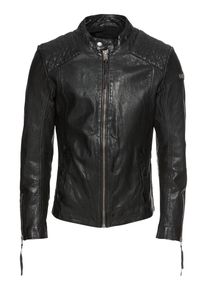 tigha, Herren Lederjacke 'Nero', Schwarz